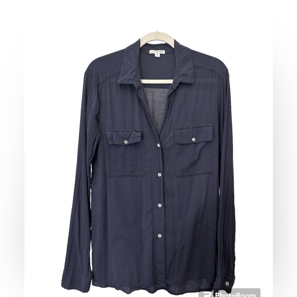 James Perse Button Front Bose with Pockets